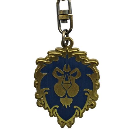 WORLD OF WARCRAFT ALLIANCE METAL KEYCHAIN
