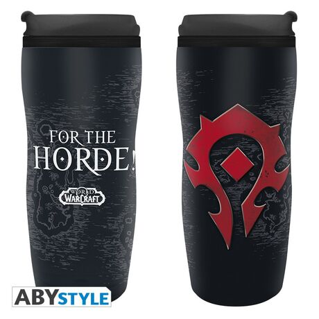 WORLD OF WARCRAFT HORDE TRAVEL MUG