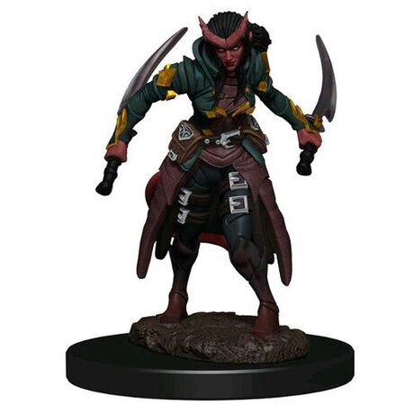 Tiefling Female Rogue - Premium - (Icons of the Realms)