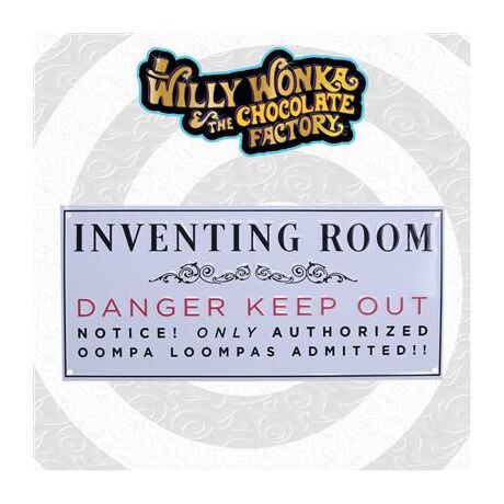 Willy Wonka Metal Sign