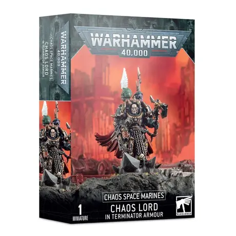 Chaos Space Marines: Chaos Lord in Terminator Armour