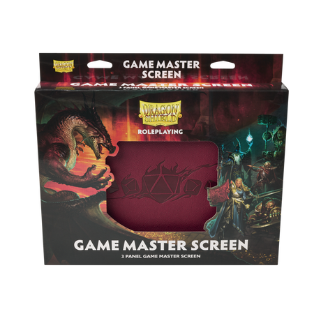 Dragon Shield Game Master Screen - Blood Red