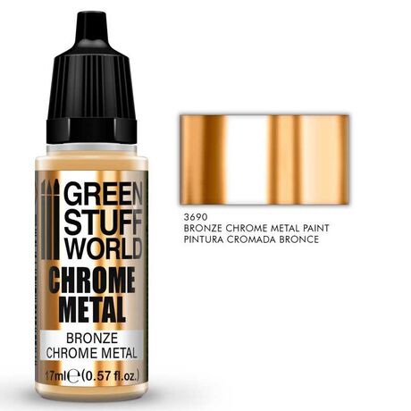 Bronze Chrome Metal Paint 17ml