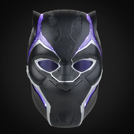 Legends Series Black Panther Premium Electronic Role Play Helmet with Light FX and Flip-Up/Flip-Down Lenses