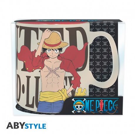 One Piece Luffy & Wanted Mug 460ml