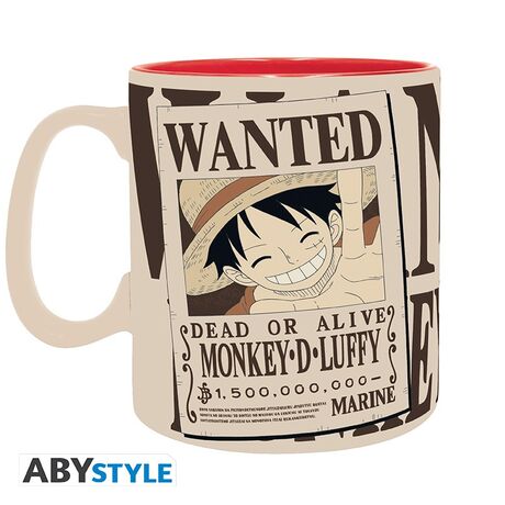 One Piece Luffy & Wanted Mug 460ml