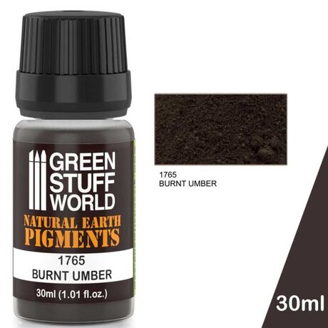 Natural Earth Pigment - Burnt Umber 30ml