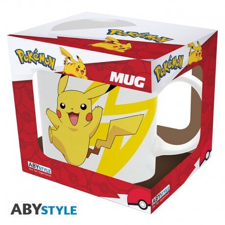 Pokemon Logo Pikachu Mug 320 ml white ceramic