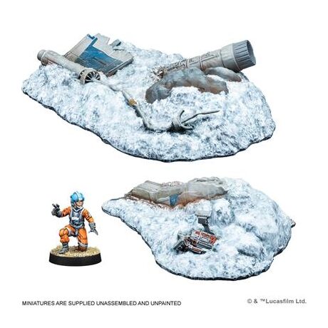 Crashed X-Wing Battlefield Expansion Star Wars Legion