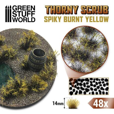 Thorny Scrubs - Spikey Burnt Yellow