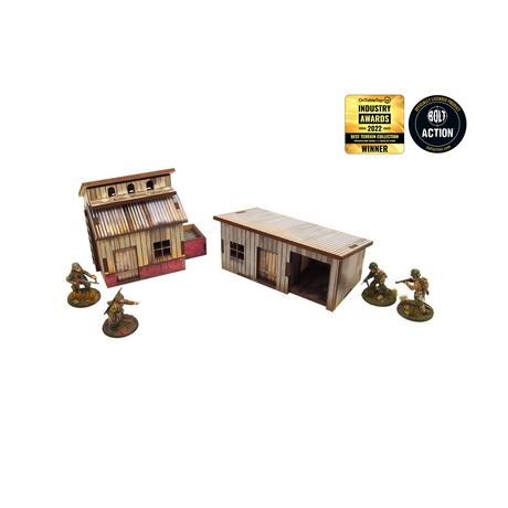 WW2 Normandy Small Sheds with Dovecote