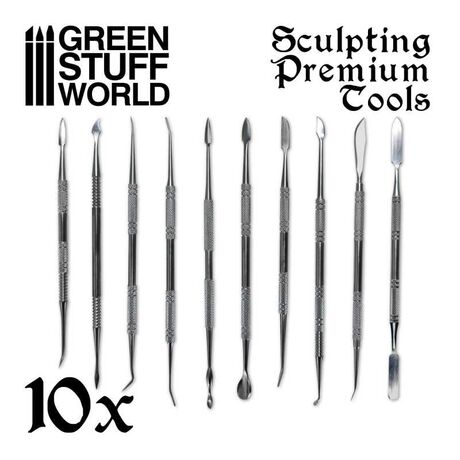 Sculpting Tools Set x10 - Premium with Case