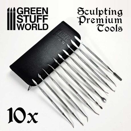Sculpting Tools Set x10 - Premium with Case