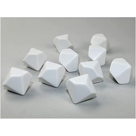 Opaque White D12 Blank