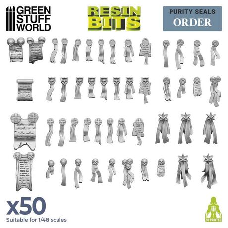 Purity Seals Order 3D Printed Set