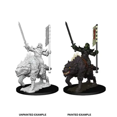 Orc On Dire Wolf (Nolzur)