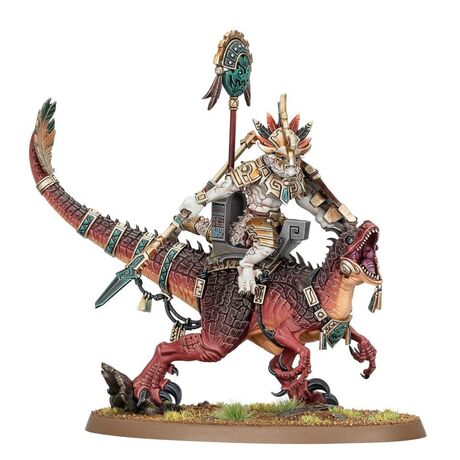 Seraphon: Saurus Scar-Veteran on Aggradon