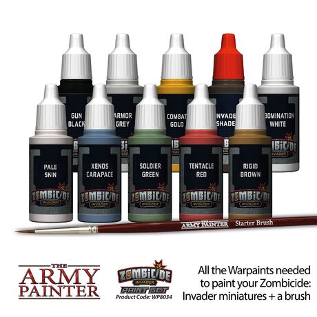 Zombicide Invader Paint Set 18ml 16τμχ