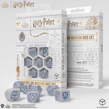 Harry Potter - Ravenclow Dice Set White