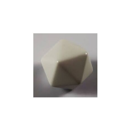 OPAQUE WHITE D20 BLANK