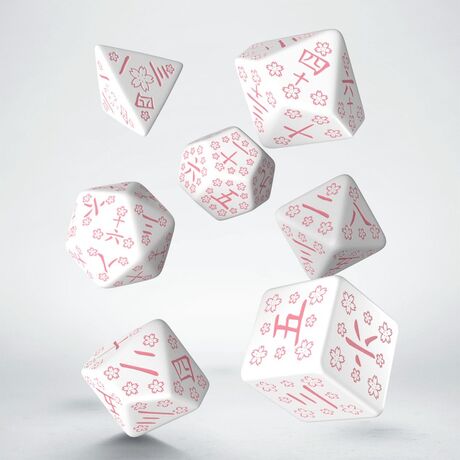 Japanese Dice Set Cherry Blossom Petls