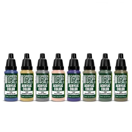 Malefic Skin Paint Set 8τμχ 17ml