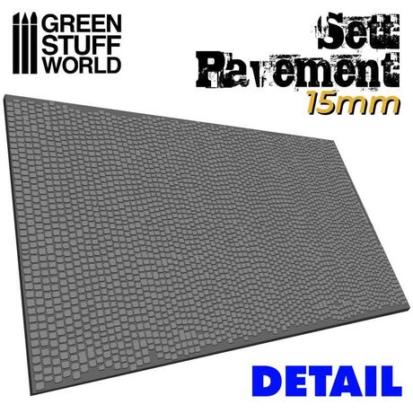 Sett Pavement 15mm Rolling Pin