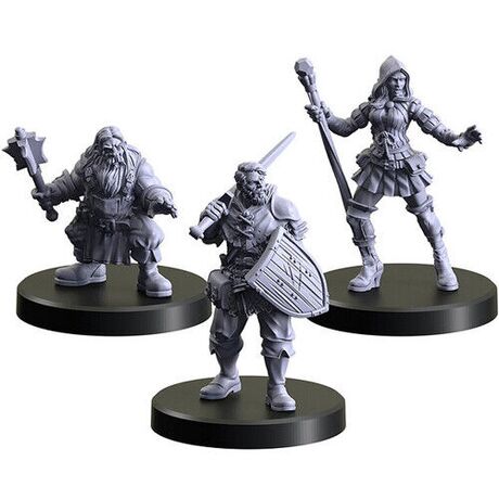 Witcher Miniatures: Classes 1 - Mage, Craftsman, Man-at-Arms