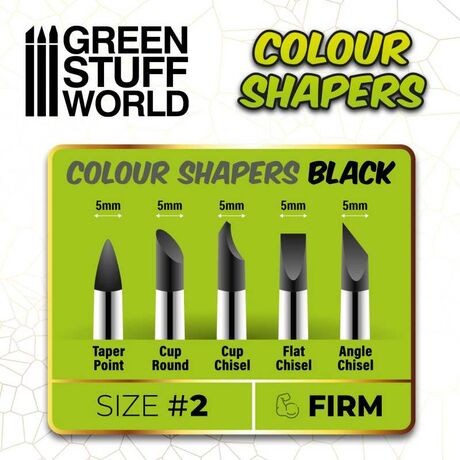 Color Shaper Set Black Firm Size 2