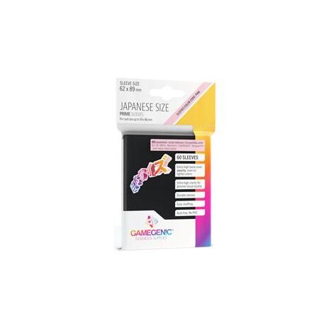 Japanese Size Prime Sleeves Black (60)
