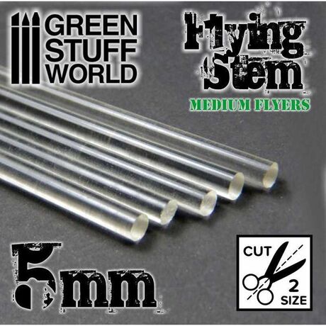 Clear Acrylic Rods 5 mm