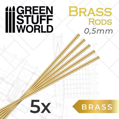 Pinning Brass Rods 0,5 mm