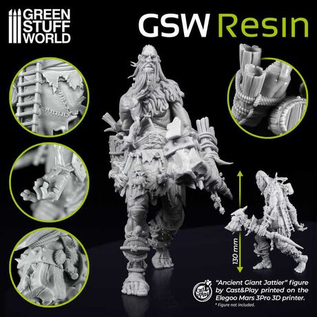 GSW ABS-Like Resin - Grey (1000ml)