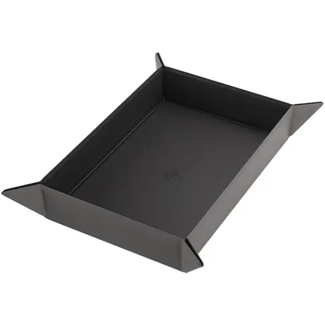 Gamegenic - Magnetic Dice Tray Rectangular Black/Gray