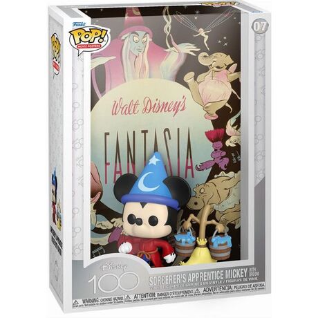 POP! Sorcerer's Apprentice Mickey with Broom - Disney's 100th Movie Poster #07