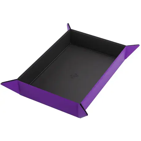 Gamegenic - Magnetic Dice Tray Rectangular Black/Purple