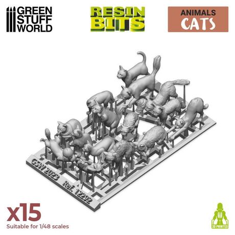 Cats 3D Resin Set