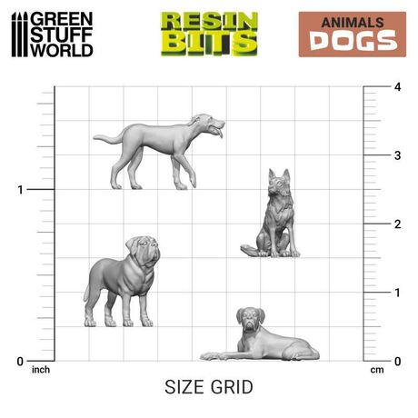 Dogs 3D Resin Set