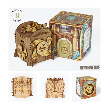 Cluebox - Escape Room In A Box - Captain Nemo's Nautilus