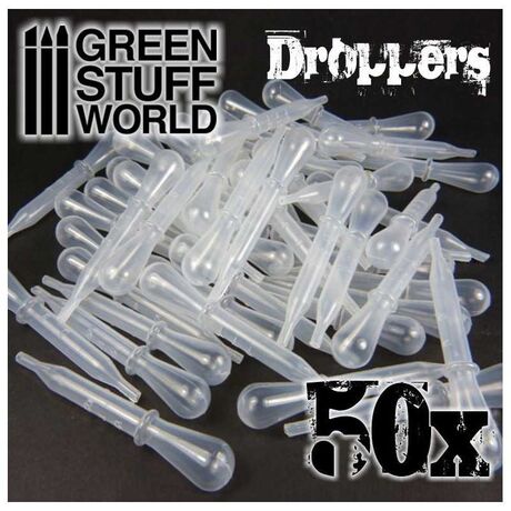 Plastic Short Dropper with Suction Bulb x50 (1.5ml)