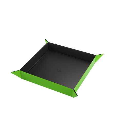 Gamegenic - Magnetic Dice Tray Square Black/Green