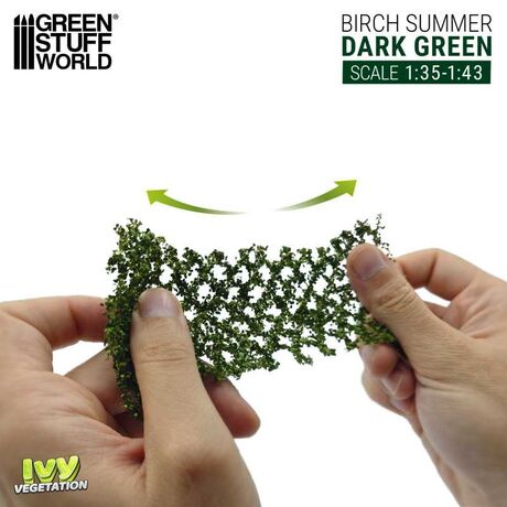 Birch Summer 1:35/1:43 Dark Green Ivy Sheet-Large