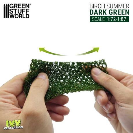 Birch Summer 1:72/1:87 Dark Green Ivy Sheet Small