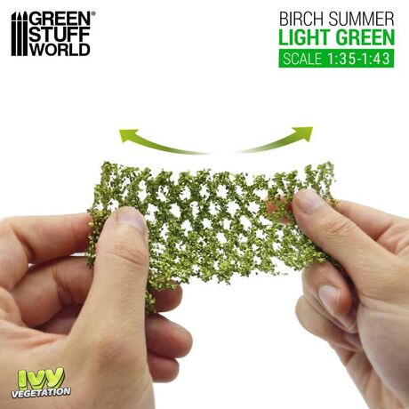 Birch Summer 1:35/1:43 Light Green Ivy Sheet Large