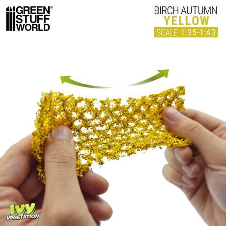 Birch Autumn 1:35/1:43 Yellow Ivy Sheet Large