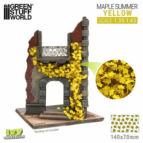 Maple Autumn 1:35/1:43 Yellow Ivy Sheet Large