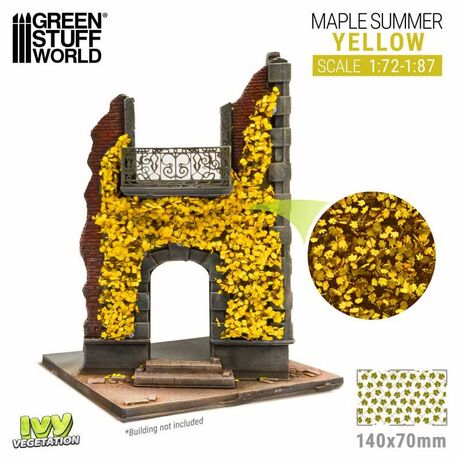 Maple Autumn 1:72/1:87 Yellow Ivy Sheet Small