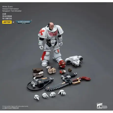 White Scars Assault Intercessor Tsendbaatar 1/18 12cm