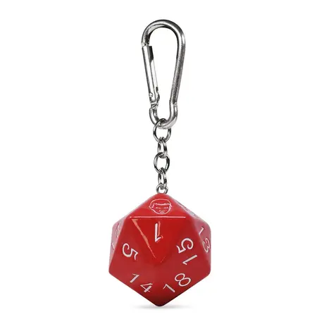 Stranger Things 3D Metal Keychain D20 6cm