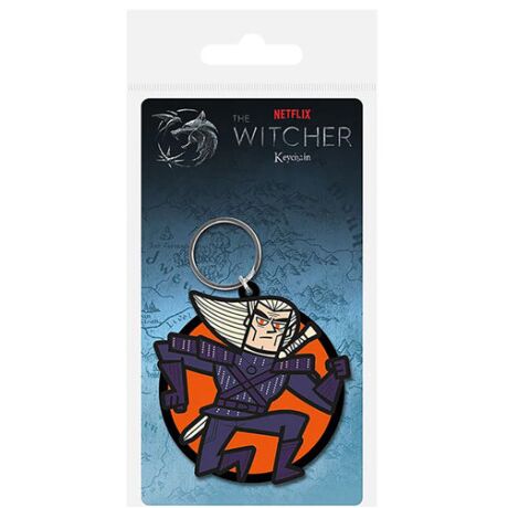 The Witcher Gerald Rubber Keychain